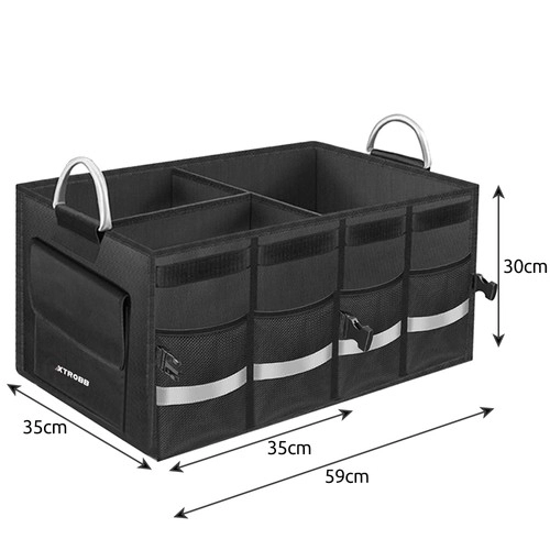 Large Sturdy Trunk Organizer with Lid