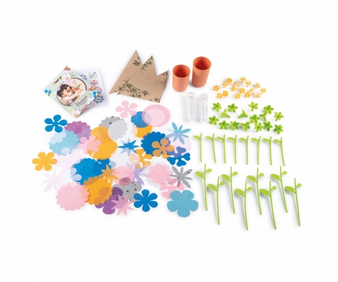 Creatieve set voor het maken van bloemen