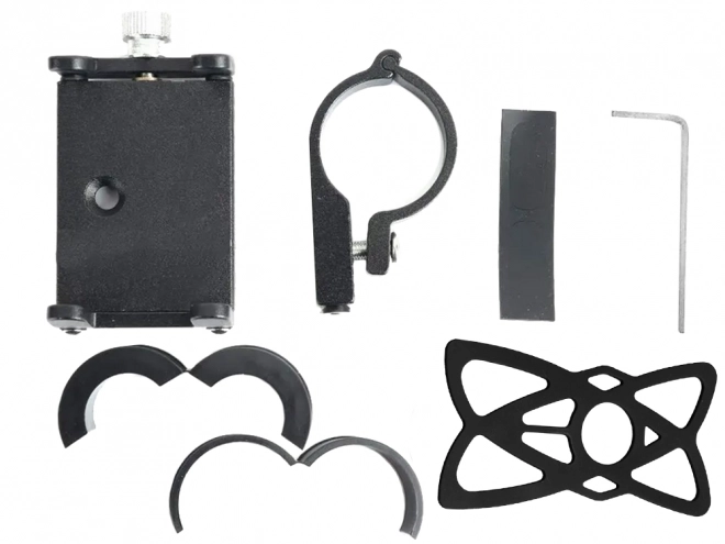 Aluminium steuntje voor mobiele telefoon voor fietsstuur