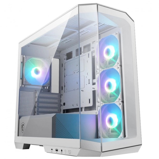 Kast MAG PANO M100R PZ wit met gehard glas en USB