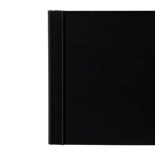 Bevestigingsuiteinden / clips voor schaduwband 19cm - antraciet 23911 (10 stuks)