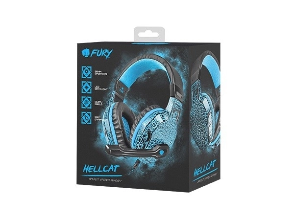 Gaming koptelefoon Hellcat met LED-verlichting