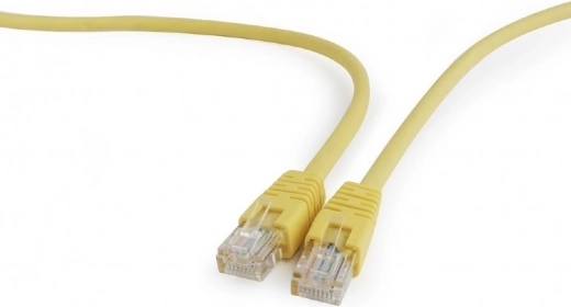 Câble patch Cat.5e avec protection moulée 1,5 m jaune