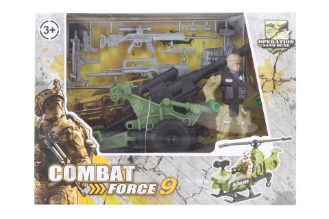 Militaire set met kanon