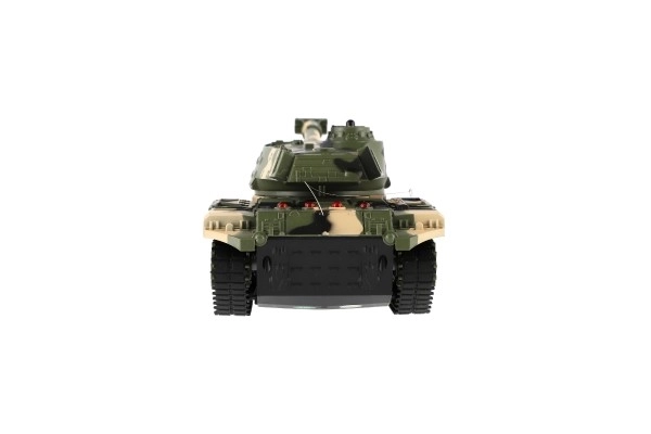 RC tank plastic 27cm 27MHz op batterijen + oplaadpakket met geluid in doos 37x17x19cm