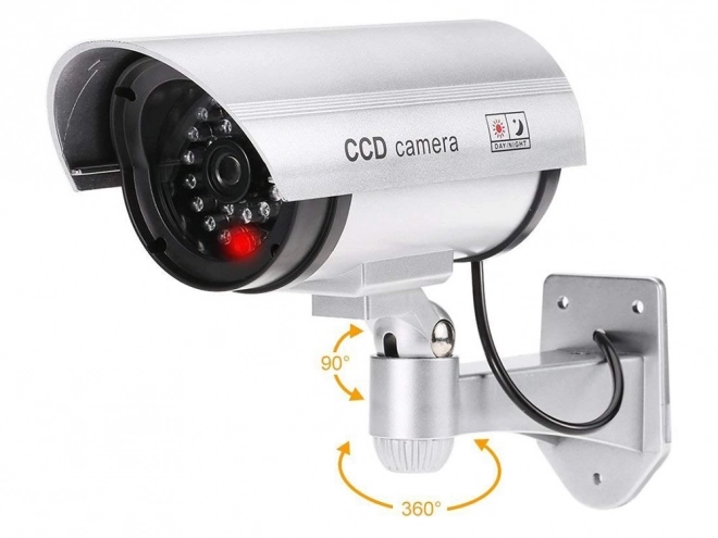 Realistic Dummy Security Camera with LED Light