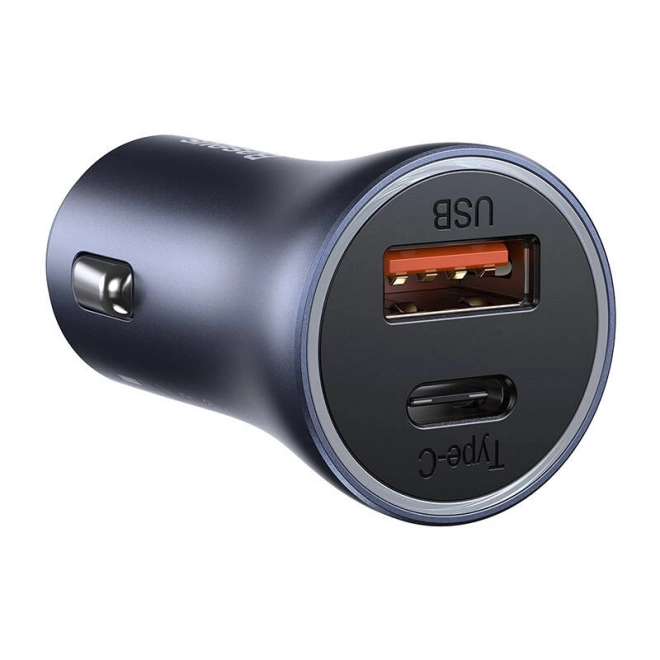 Baseus Car Charger with USB and USB-C, 40W