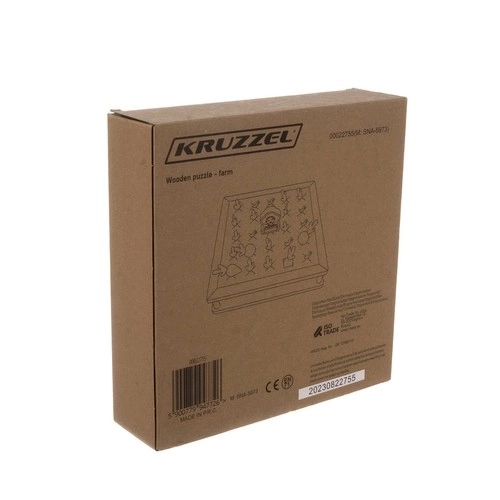 Houten puzzel - boerderij Kruzzel 22755