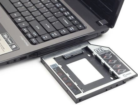 12.7 mm Optical Drive Bay Adapter for 2.5-inch SATA HDD/SSD