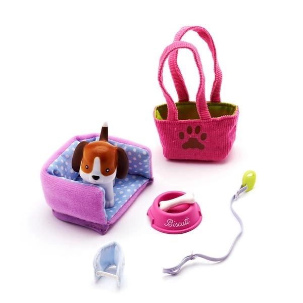 Lottie Biscuit beagle met accessoires