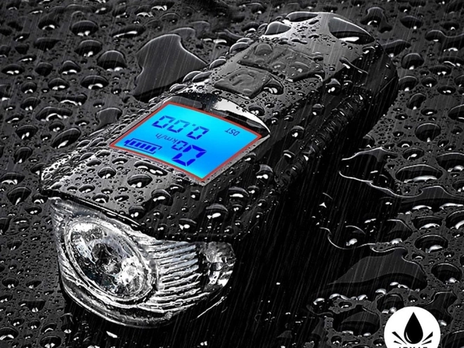 Multifunctional Bicycle Light 3-in-1 with LED, Odometer, and Horn