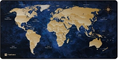 Mousepad NATEC World Deep Blue 800 × 400 mm
