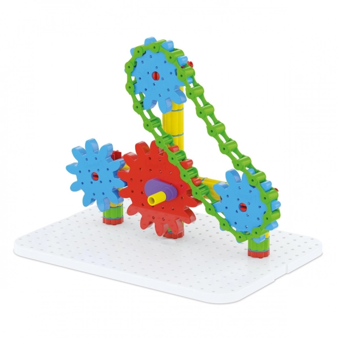 Bouwdoos tandwielen Quercetti Georello Tech