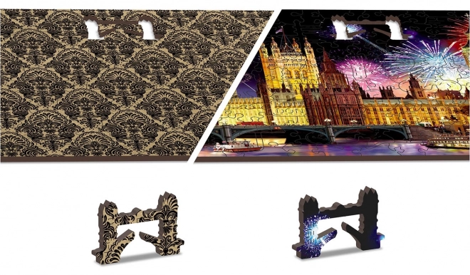 Houten puzzel Nacht Londen 2v1