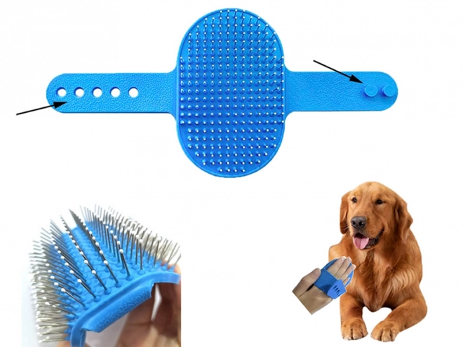 Borsteltje voor huisdierenvacht