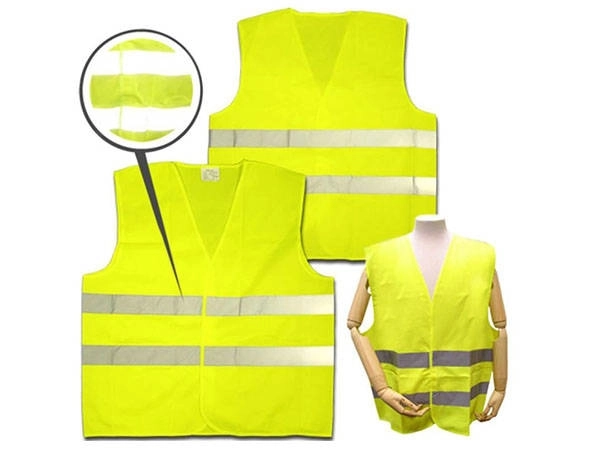 Reflectieve waarschuwingsvest geel maat XL