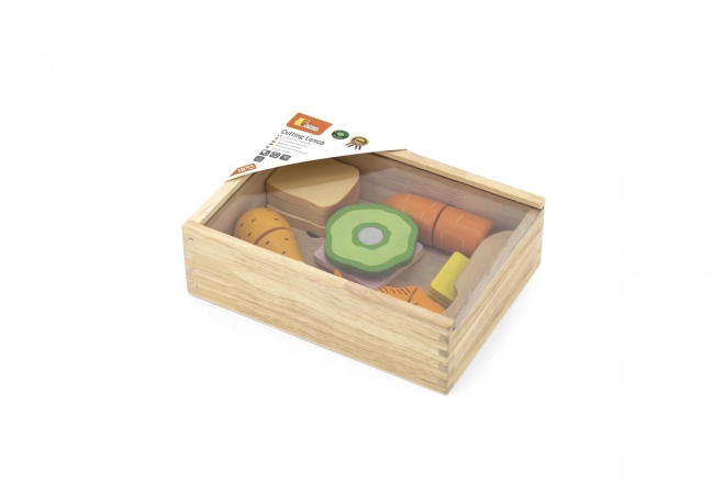 Houten snijmaaltijd