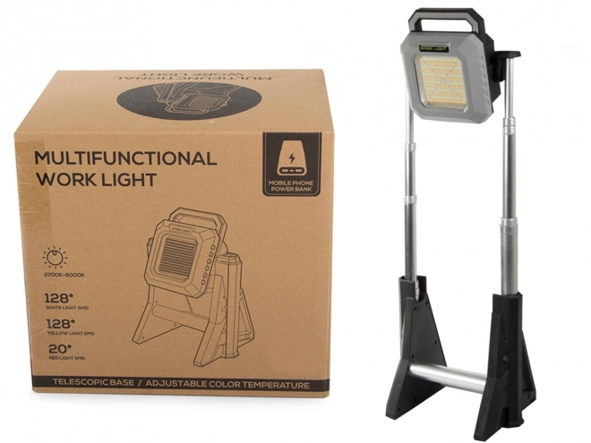 Portable LED Tripod Floodlight with Adjustable Brightness
