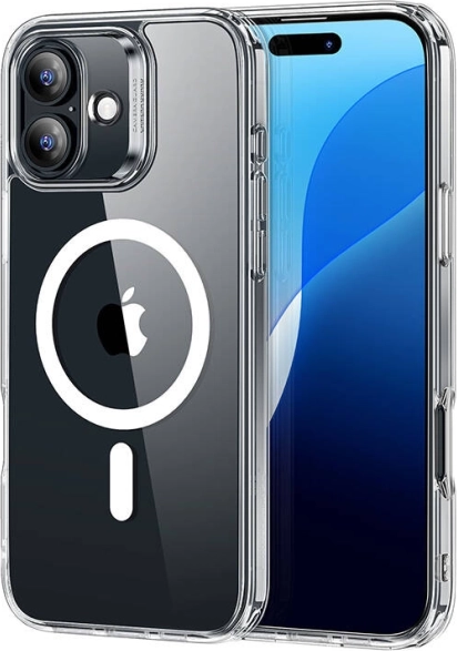 ESR Classic Hybrid HaloLock Case for iPhone 16, Clear