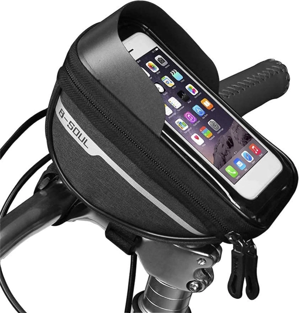 Sacoche de cadre vélo étanche pour téléphone 6,8″