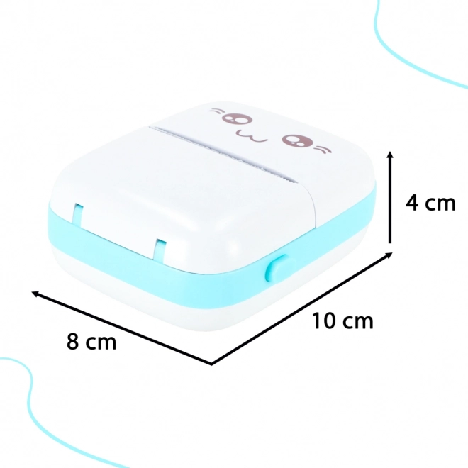 Mobiele mini thermische printer Het Blauwe Katje