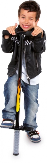Pogo Stick with Flames