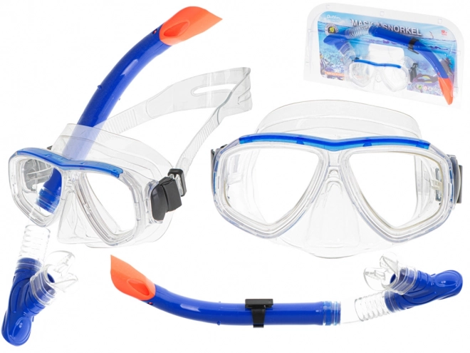 Duikmasker voor snorkelen + snorkelset