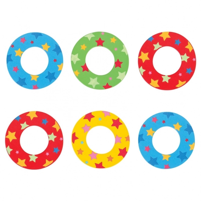 Bigjigs Toys Wooden Letter with Stars - O