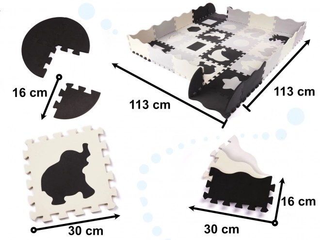 Educatieve puzzelmat voor kinderen