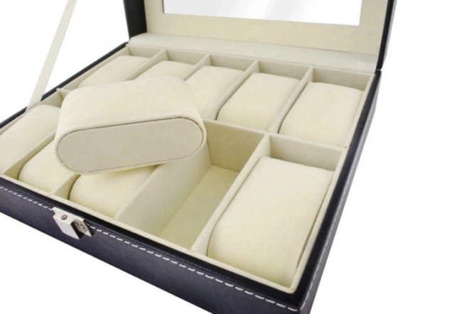 Organizer voor 10 horloges of sieraden