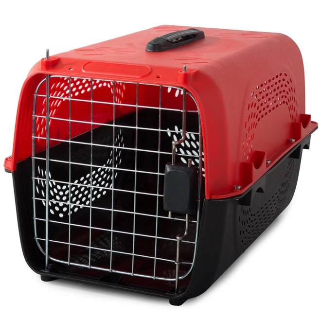 Transportbox für Haustiere rot