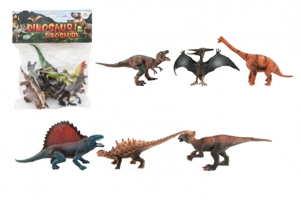 Dinosaurussen plastic set 6 stuks