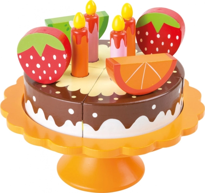 Small Foot Houten Verjaardagstaart met Fruit