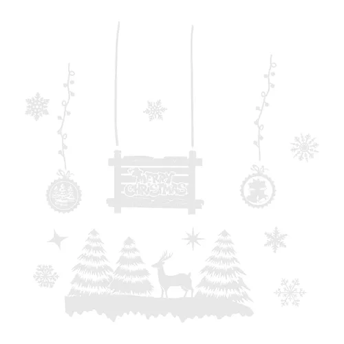 Ruhhy Kerst raamstickers 22253
