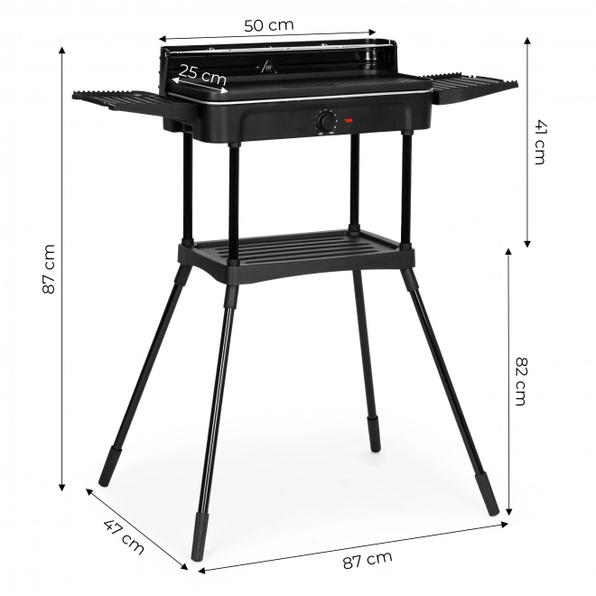 Elektrische grill 3 in 1 MultiGarden: vrijstaand en tafelmodel