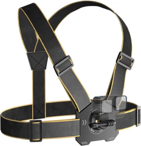 PULUZ harnais pectoral pour caméras sportives (noir)