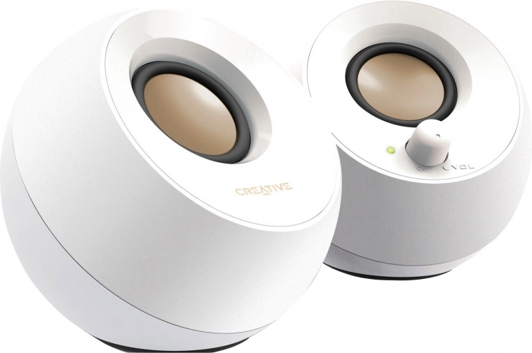 Creative Pebble 2.0 USB Speakers White