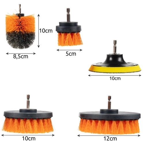 Set reinigingsborstels voor boormachine