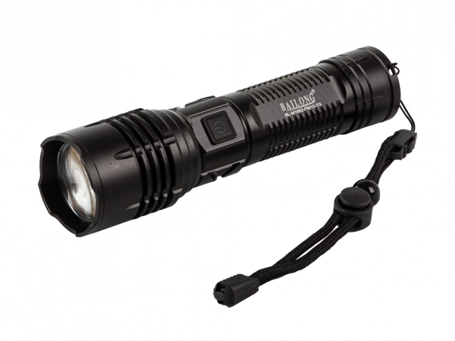 Militärische Taschenlampe mit LED und Zoom von Bailong