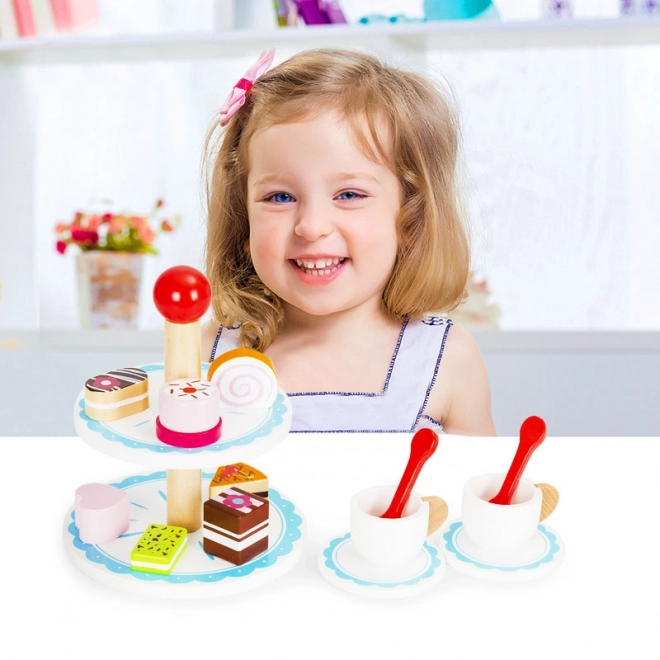 Houten taartset Ecotoys