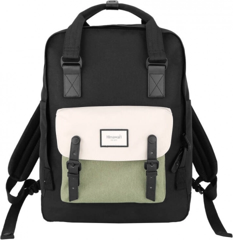Rugzak voor laptop 15,6'' Himawari 1010 – Zwart-groen
