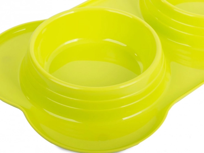 Dubbele kom voor honden en katten 400 ml x 2