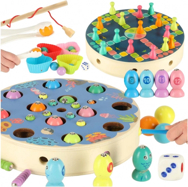 Montessori Fishing and Caterpillar Game – Family Skill Set