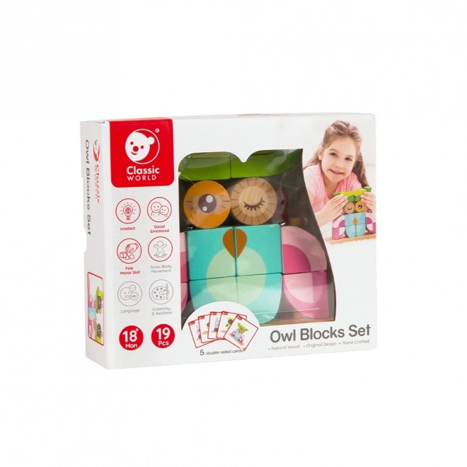 Houten puzzel - Uil