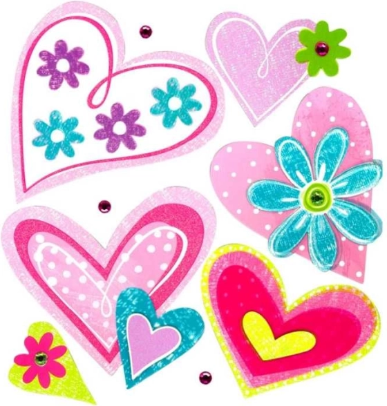 Small Foot Self-Adhesive Wall Decorations Heart