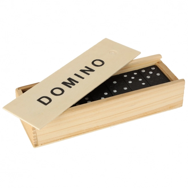 Houten domino voor familieplezier