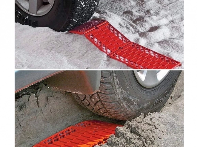 Foldable Anti-Slip Rescue Tracks for Camper