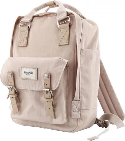 Beige rugzak voor 14" laptop Himawari, waterdicht, 16 l