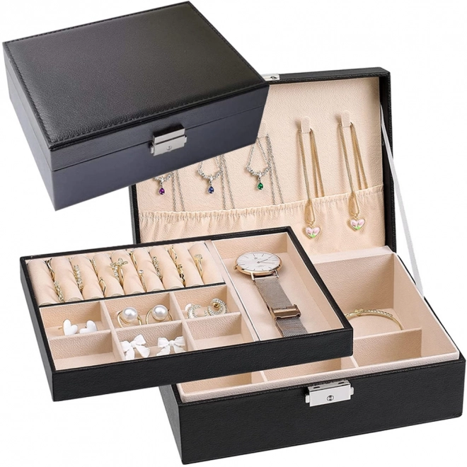 Organizer kist sieradendoos elegante doos voor sleutels