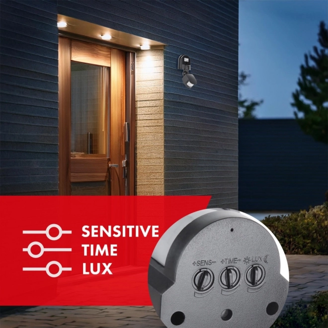 Muur Bewegings- en Schemeringssensor MCE25GR